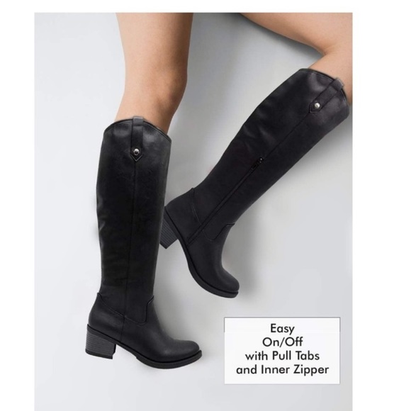 LONDON FOG Womens Irie Riding Boot Size 9 - Picture 6 of 9